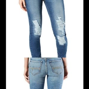 Denizen from Levis high-rise jeggings distressed